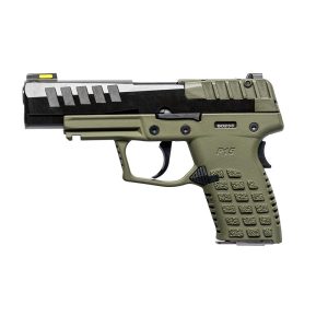 Kel-Tec CA Compliant P15 Handgun 9mm Luger 10rd Magazine 4" Barrel Black Side/OD Green Grip