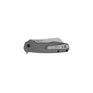 Kershaw Wharf Folding Knife 2-4/5" Cleaver Blade Grey