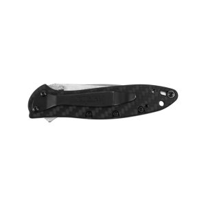 Kershaw Leek Folding Knife 3" Drop Point Blade Liner Lock Black