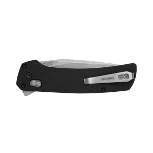 Kershaw Layup Folding Knife 3-2/5" Drop Point Blade Black