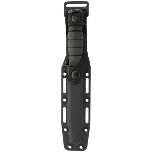 Ka-Bar Short Ka-Bar Fixed Knife 5-1/4" Clip Point Blade Black