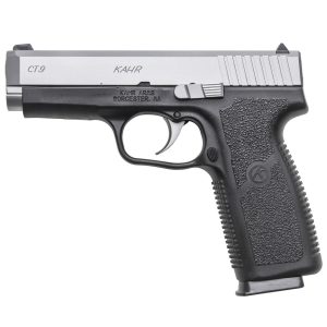 Kahr MK9 Handgun 9mm Luger 6rd(2)&7rd(1) Magazines 3" Barrel Stainless Slide/Black Grip  Night Sights CA Compliant
