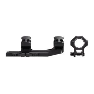 Leapers 1-Piece  UTG ACCU-SYNC QR Cantilever Mount 1" Medium w 50mm Offset - Matte Black