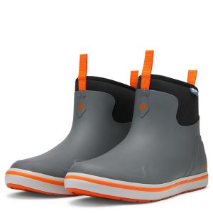 LaCrosse Mens Alpha Deck Boot 6" Grey/Orange Size 13