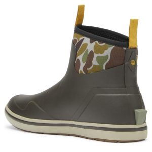 LaCrosse Mens Alpha Deck Boot 6" Olive/Camo Size 12