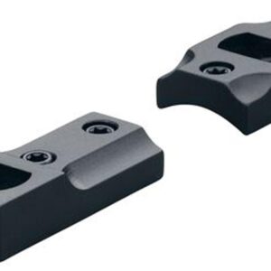 Leupold 2-Piece Dual Dovetail Base (Twist & Lock) - Savage 110 Round Receiver Matte Black