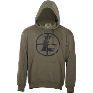 Leupold Distressed Reticle Hoodie Ash Green M