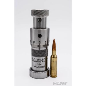 L.E. Wilson Stainless Steel Bullet Seater Die with Micrometer Adjustment 300 PRC