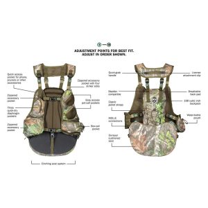 Knight & Hale Run N' Gun 200 Turkey Vest Mossy Oak Obsession