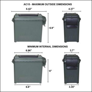 MTM Ammo Can Mini for Bulk Ammo - FDE
