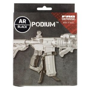 The Mako Group AR-15 Quick Deployment Bipod with an Integrated AGR-43 Pistol Grip