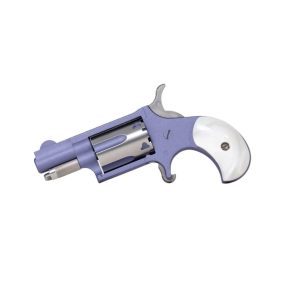 NAA 22 LR Orchid Mini Revolver .22 LR 5rd Capacity 1.13" Barrel Orchid Cerakote Frame w/ Pearl Birds Head Grip