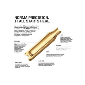 Norma Rifle Brass 270 Wby 50/rd