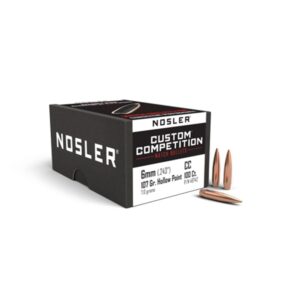 Nosler Custom Competition Rifle Bullets 6mm .243" 107 gr HPBT 100/ct