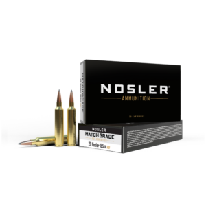 Nosler RDF Match Grade Rifle Ammunition .22 Nosler 185 gr OTM 2950 fps 20/ct