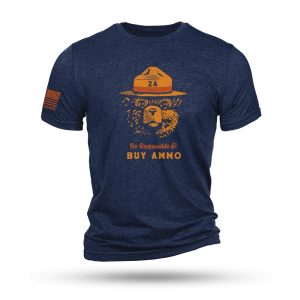 Nine Line 2A Bear Navy Triblend T-Shirt 3XL