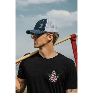 Nine Line Cake Tree Triblend Short Sleeve Shirt Black M