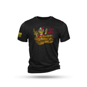 Nine Line Grinch Triblend Short Sleeve Shirt Black L