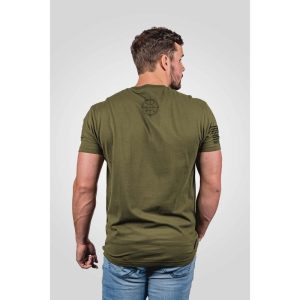 Nine Line Pew Pew Anatomy Short Sleeve Shirt Military Green XL