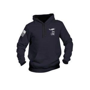 Nine Line Reread Not Rewritten Hoodie Navy S