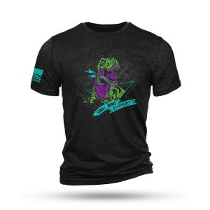 Nine Line T-Rex Short Sleeve Shirt Black Triblend M