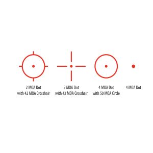 BSA Reflex Sight with Red Laser 33x24mm 4 Reticles Red QR Mount for Weaver/Picatinny