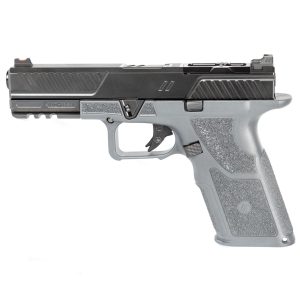 Zev Technologies OZ9 Standard Combat Pistol 9mm Luger 17rd Magazines 4.5" Barrel Black Slide Gray Grip