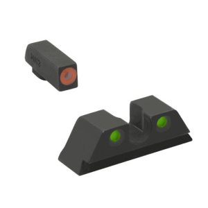Meprolight ML47777 Hyper-Bright Orange Ring Front/Green Rear Sights for CZ Models 75/85/SP01