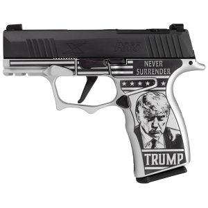 Sig Sauer P365 Shark Tooth "Trump" Grip Optic Ready Handgun 9mm Luger 12rd Magazines(2) 3.1" Barrel X-RAY 3 Sights