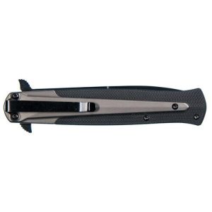 Smith & Wesson M&P 1085898 Dagger Clip Point Folding Knife 3 7/8" Blade Black