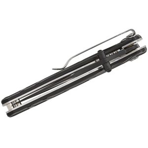 Smith & Wesson Extreme Ops Folding Knife 3" Drop Point Blade Two Tone Black Silver Box
