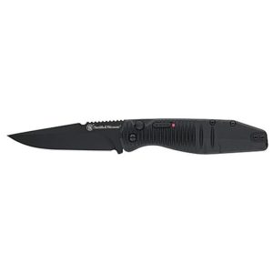 Smith & Wesson Special Ops Auto Full Size Folding Knife 3-2/5" Drop Point Blade Black