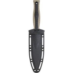 Smith & Wesson M&P Full Tang Fixed Blade Boot Knife 4 3/5" Blade Sand Black