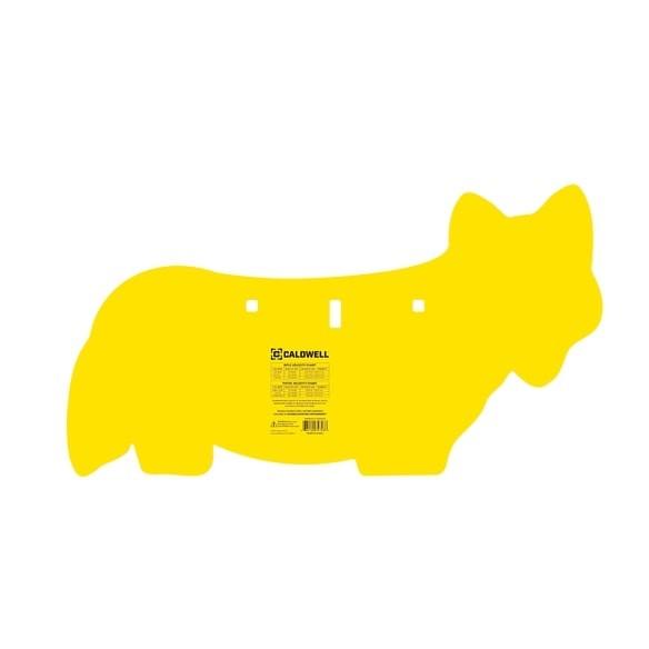 Caldwell AR500 Coyote Steel Hanging Target Yellow