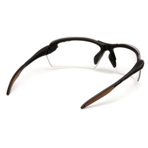 Pyramex Carhartt Spokane Shooting Glasses Black with Clear Lens