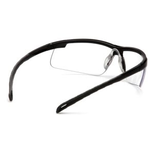 Pyramex Ever-Lite Shooting Glasses Black with Clear Lens