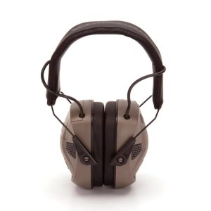 Pyramex Amp BT Electronic Earmuff 26dB Tan with Bluetooth
