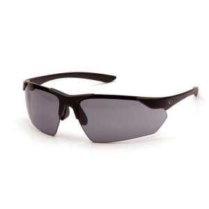 Pyramex Venture Gear Drone 2.0 Shooting Glasses Black Frame with Grey Anti-Fog Lens