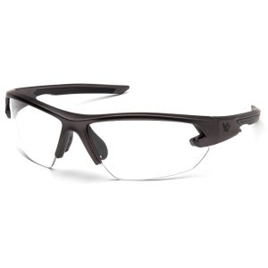 Pyramex Venture Gear Semtex 2.0 Shooting Glasses Gun Metal Frame with Clear Anti-Fog Lens
