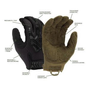 Pyramex Venture Gear Heavy-Duty Impact Operator Gloves Coyote Brown M