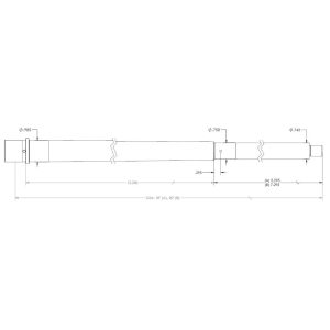 Proof Steel Drop in Barrel for Rifle Gas System AR-15 Compatible Firearms 223 Wylde 18" 1:7 Twist 1/2-28