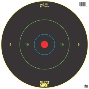 Pro-Shot 12" Bullseye Multi-Color Rings on Heavy Tag Paper 5/ct