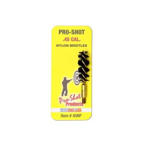 Pro-Shot Nylon Pistol Bore Brush with Brass Core .45 cal