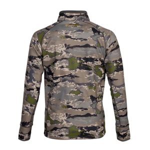 Browning Monroe 1/4 Zip Long Sleeve Shirt Ovix Camo 2XL