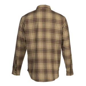 Browning Upland Flannel Long Sleeve Shirt Tan M