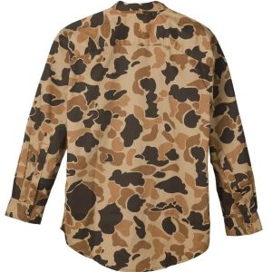 Browning Wasatch-CB Shirt Button-Front 2 Pocket Vintage Tan Camo L