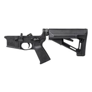 Aero Precision AR15 Enhanced Complete Lower Receiver w/ Magpul MOE & STR - Anodized Black