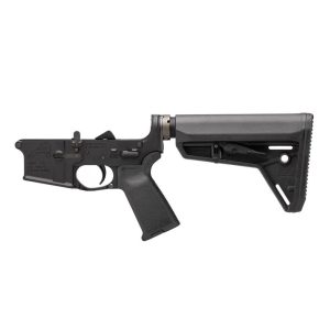 Aero Precision AR-15 Complete Lower Receiver with MOE Grip and SL Carbine Stock Black