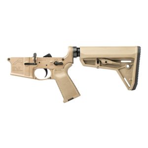 Aero Precision AR-15 Complete Lower Receiver with MOE Grip and SL Carbine Stock FDE