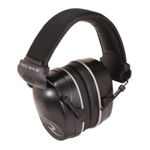 Radians R2500 Passive Earmuff 37dB Black with 2 Ear Plugs